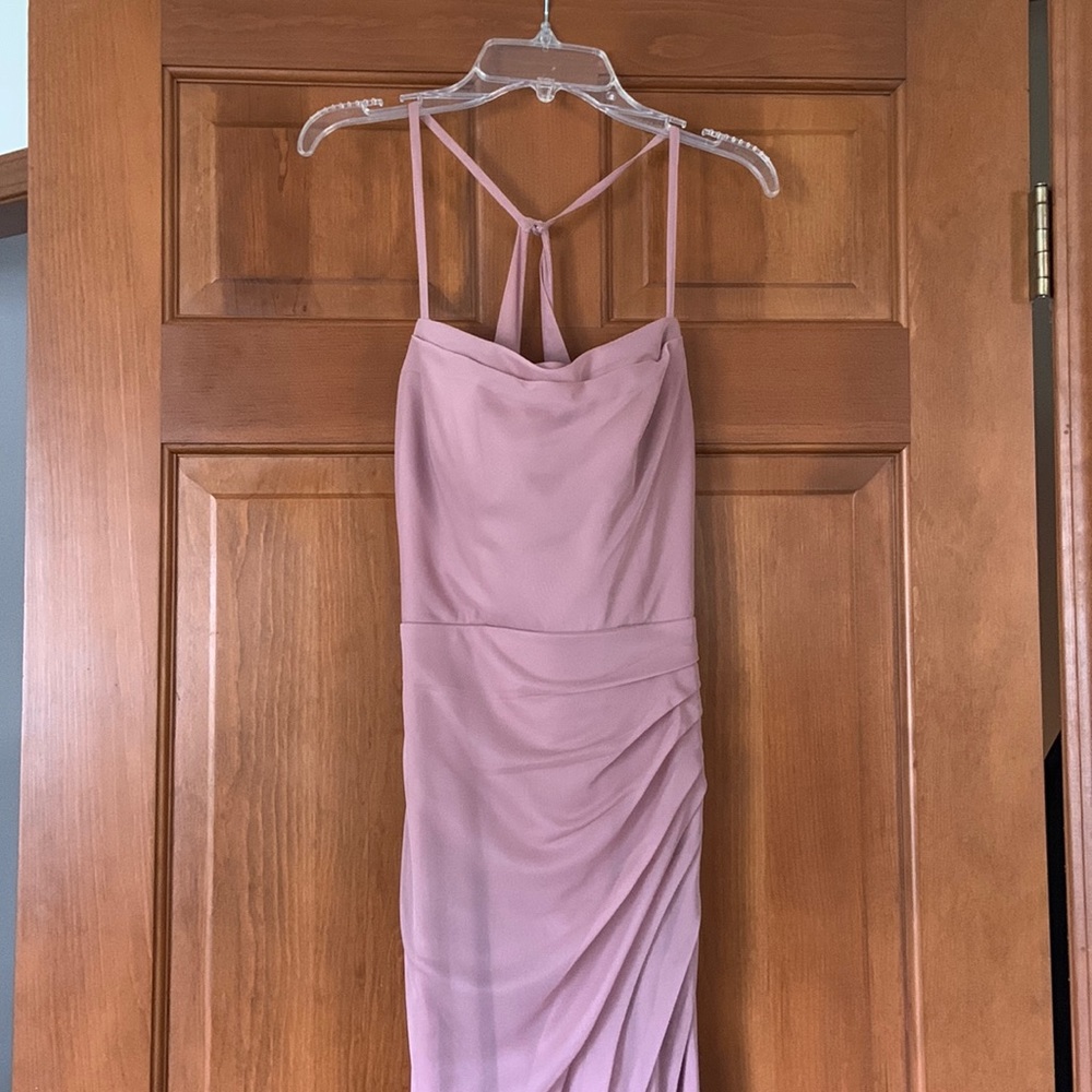 Women’s size A2 bridesmaid dress from Azazie in Mauve. Wore once for wedding